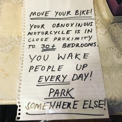 park somewhere else