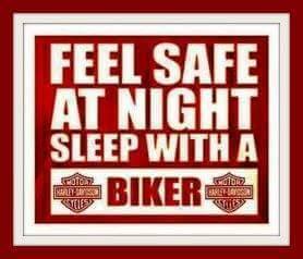 sleep with a biker